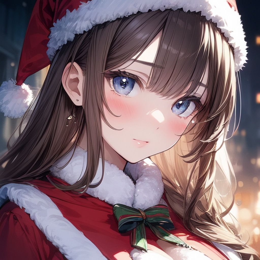 サンプル画像6:サンタガール イラスト(豊川内角) [d_481608]