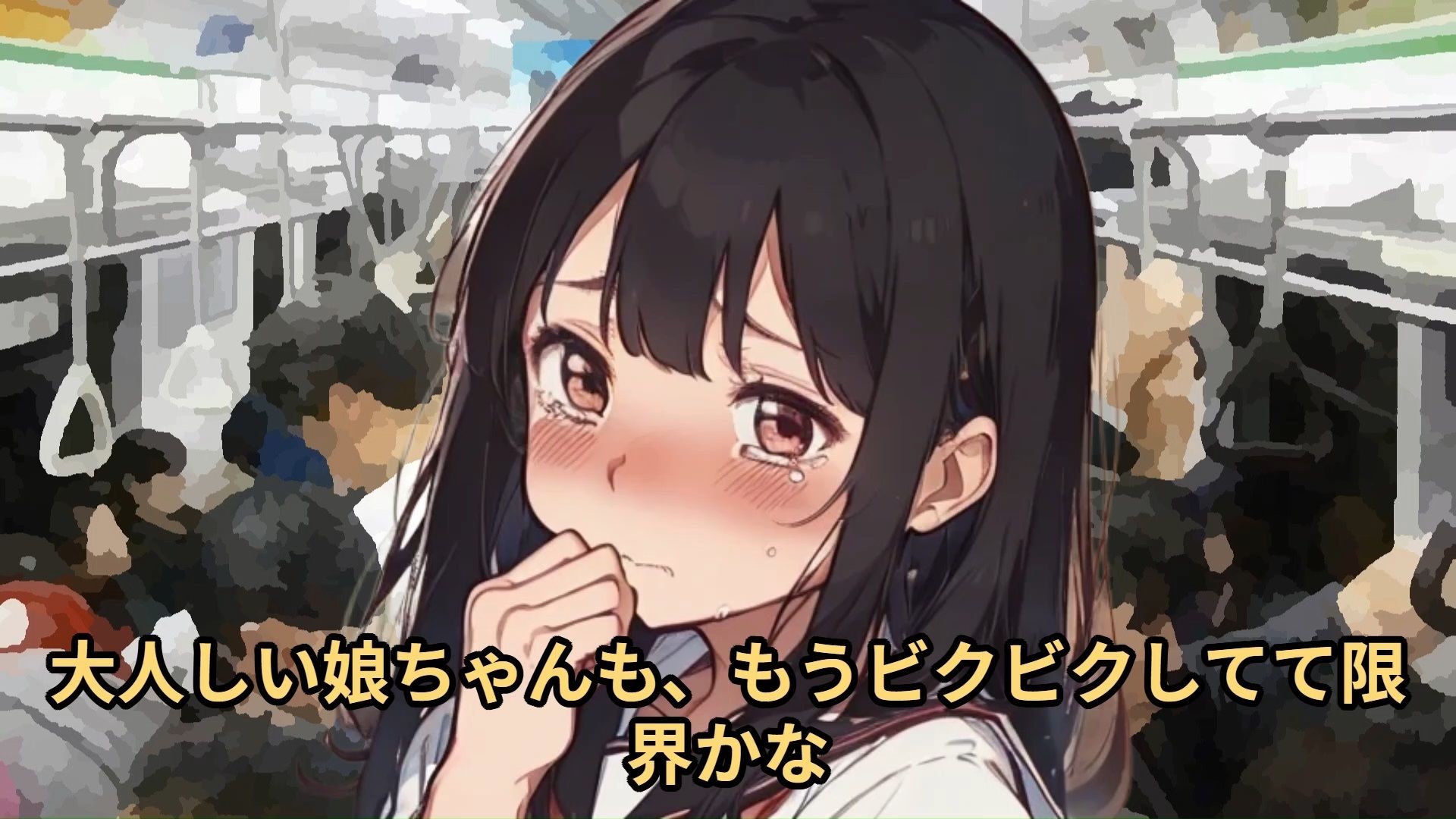 【少女痴●体験告白】大学入学共通テスト（旧センター試験）に満員電車で向かう大人しそうで可愛い受験生を絶頂させた話