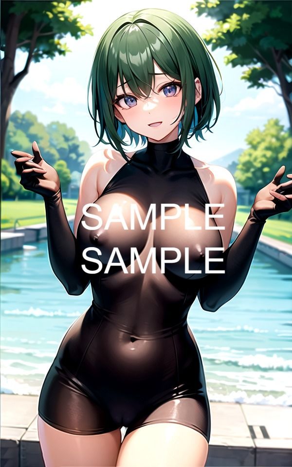 サンプル画像6:【300枚以上】ボディスーツ美女イラスト集(ラテ) [d_481663]