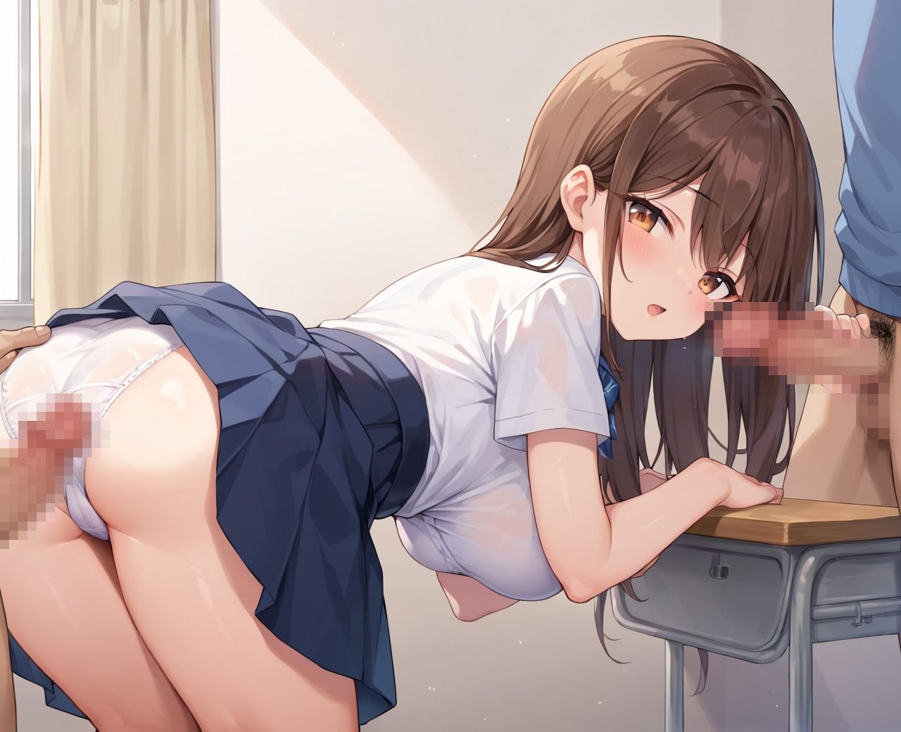 サンプル画像3:妹のクラスメイトを堪能しまくった話(生はむ少女) [d_481702]