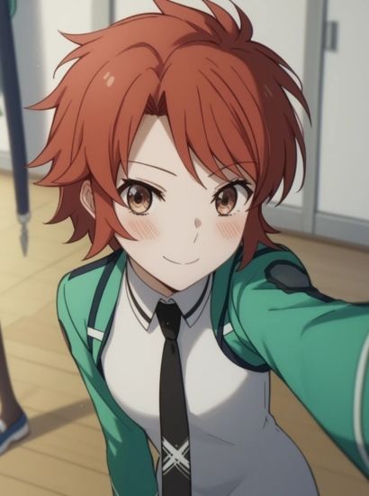 サンプル画像1:魔法科〇校の劣等生の千葉エリカから送られてきた自撮り写真(自撮りサークル  イカスミ工房) [d_481728]