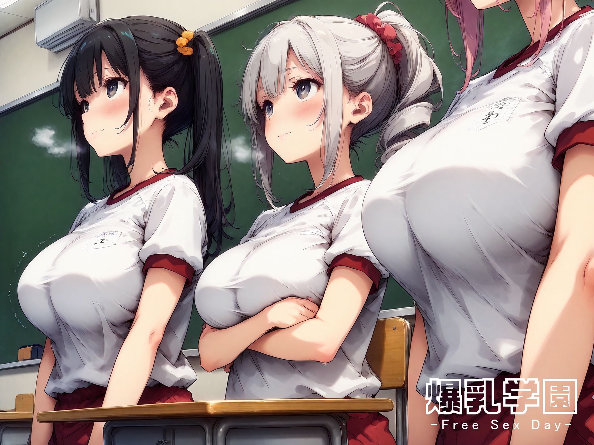 サンプル画像1:爆乳学園 課外授業 -Free Sex Day- vol.2(勃ちひろし) [d_481824]