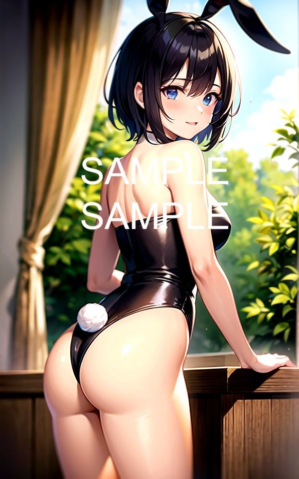 サンプル画像1:【300枚以上】バニーガール美女イラスト集(ラテ) [d_481877]