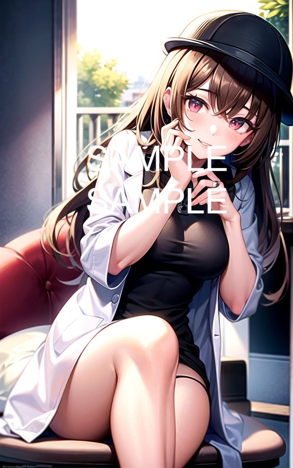 サンプル画像3:【300枚以上】白衣の美女イラスト集(ラテ) [d_481911]