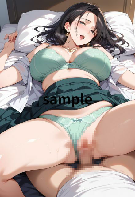 サンプル画像6:デカパイの美人妻と濃密S E X(艶夢) [d_481952]