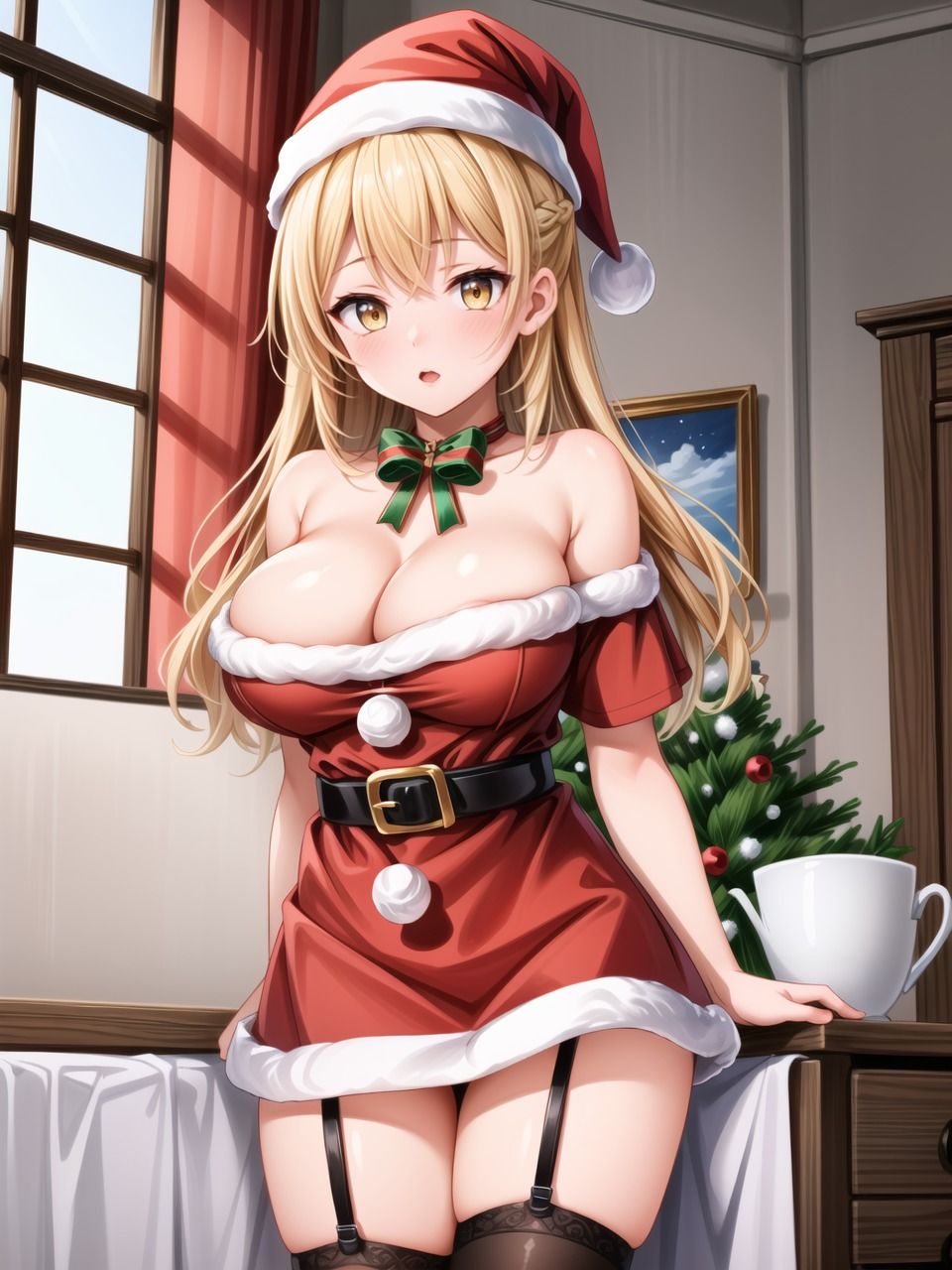 サンプル画像1:サンタギャル着衣〜下着〜本番(ニャンコロジカル) [d_481971]