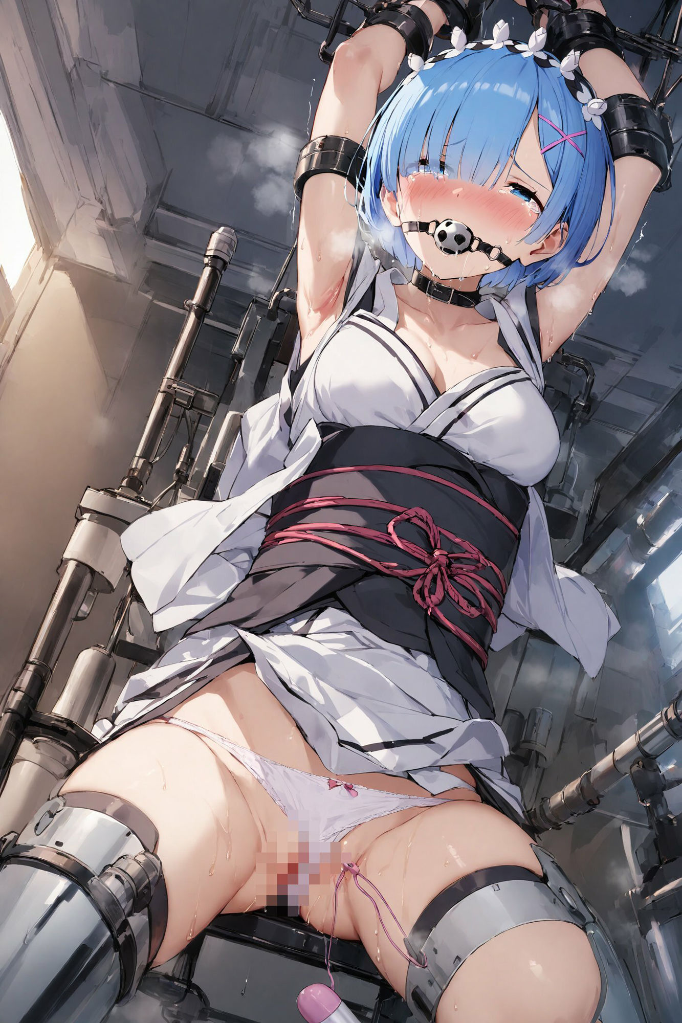 サンプル画像5:完全固定強●絶頂責め〜レム編〜(えるごらぼ) [d_481984]