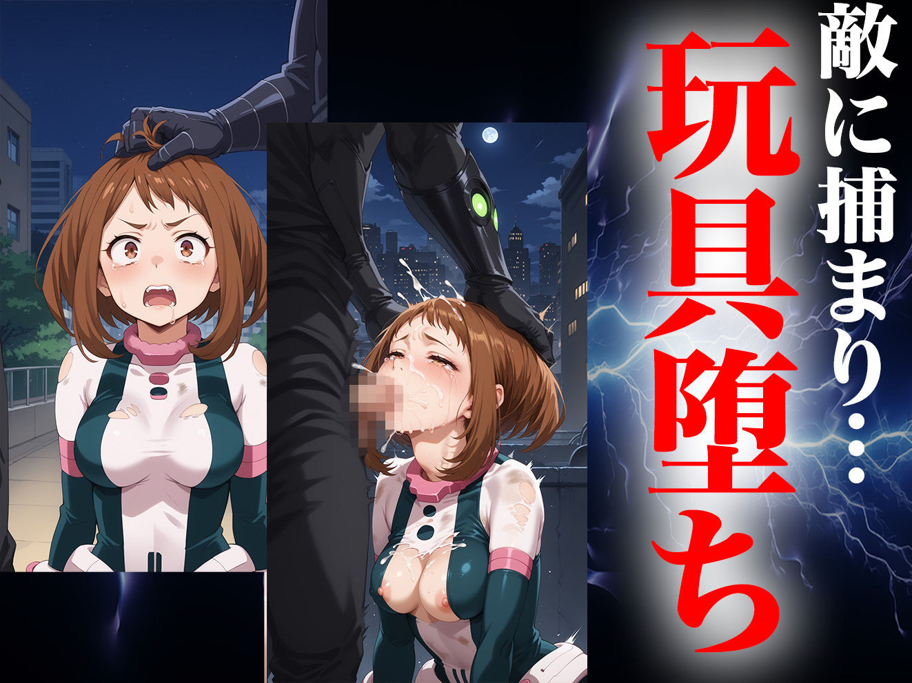 サンプル画像2:ヒロイン号泣敗北〜麗日〇茶子編〜(はくだく工房) [d_482064]