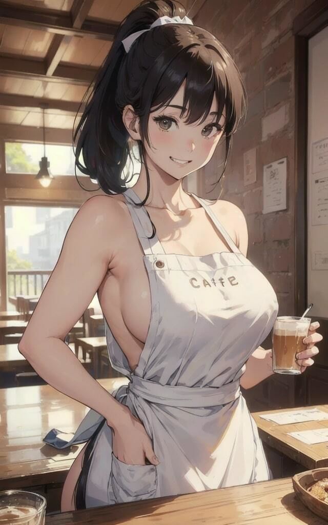 サンプル画像4:妖精たちのカフェ(わくわくAI組) [d_482180]