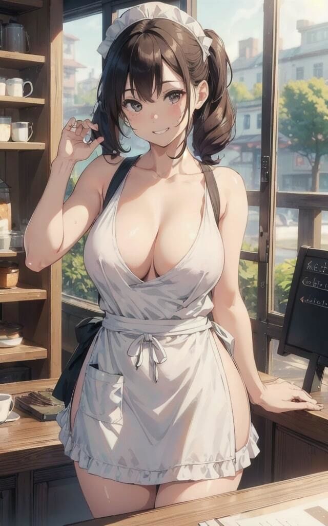 サンプル画像5:妖精たちのカフェ(わくわくAI組) [d_482180]