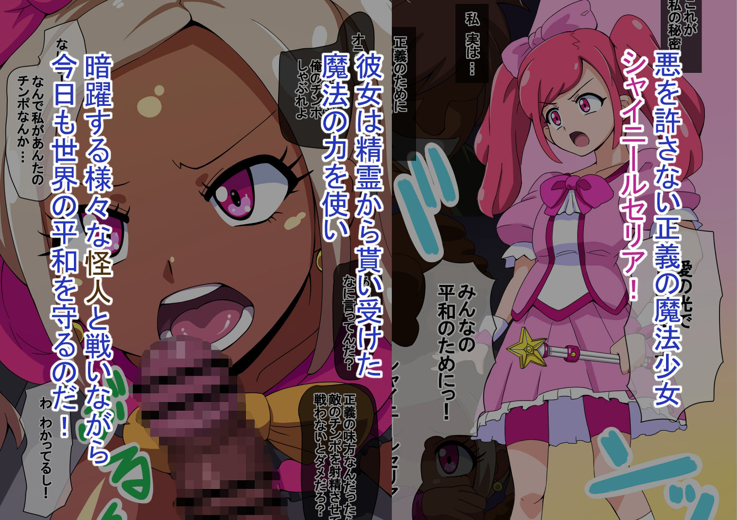 サンプル画像1:BI.01魔法少女シャイニールセリア(mega w) [d_482236]