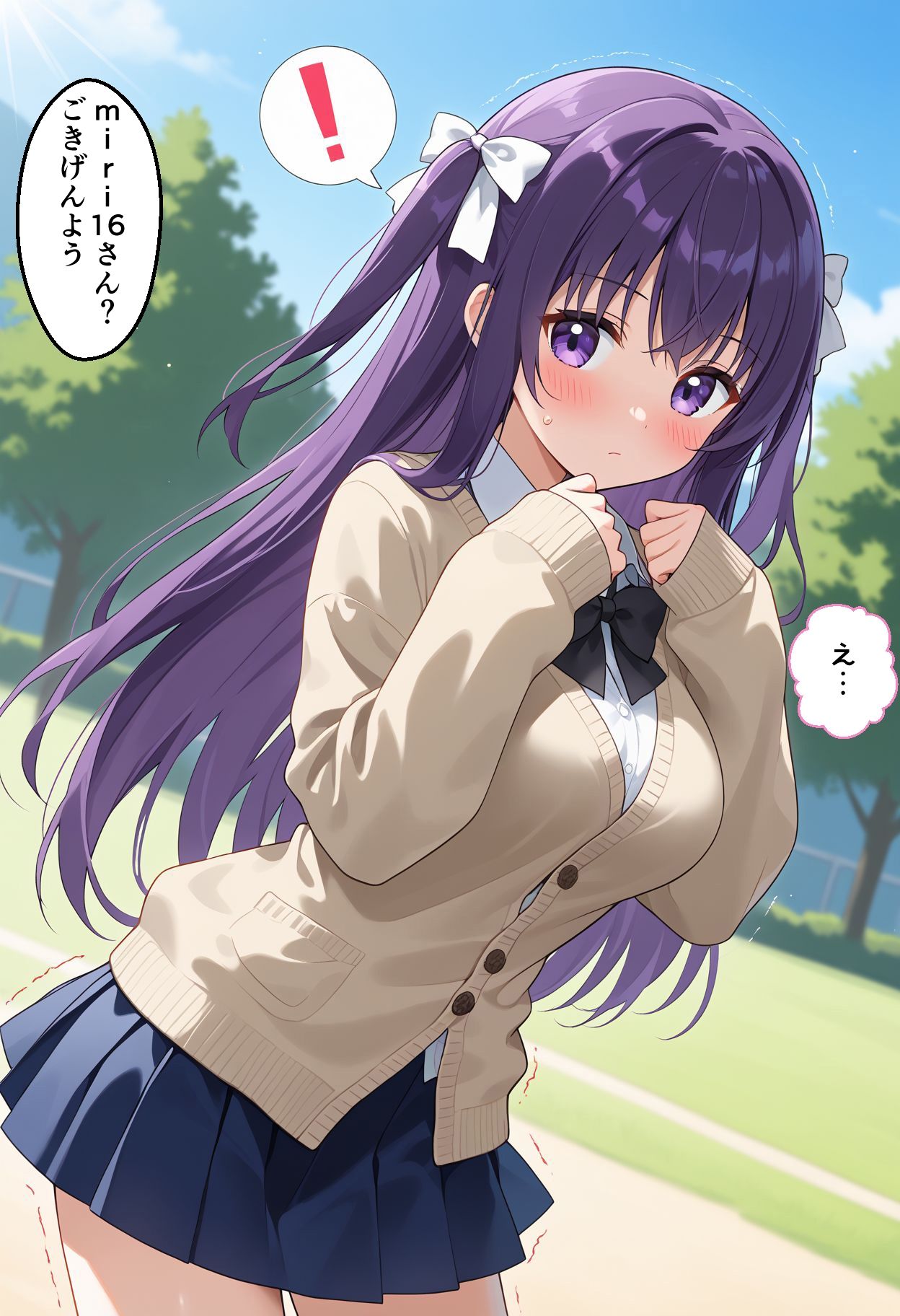 サンプル画像1:Vチャグループでオフ会をしたら自分以外バ美肉おじさんでお回しされちゃった…橘未莉（たちばな  みり）(enano) [d_482552]