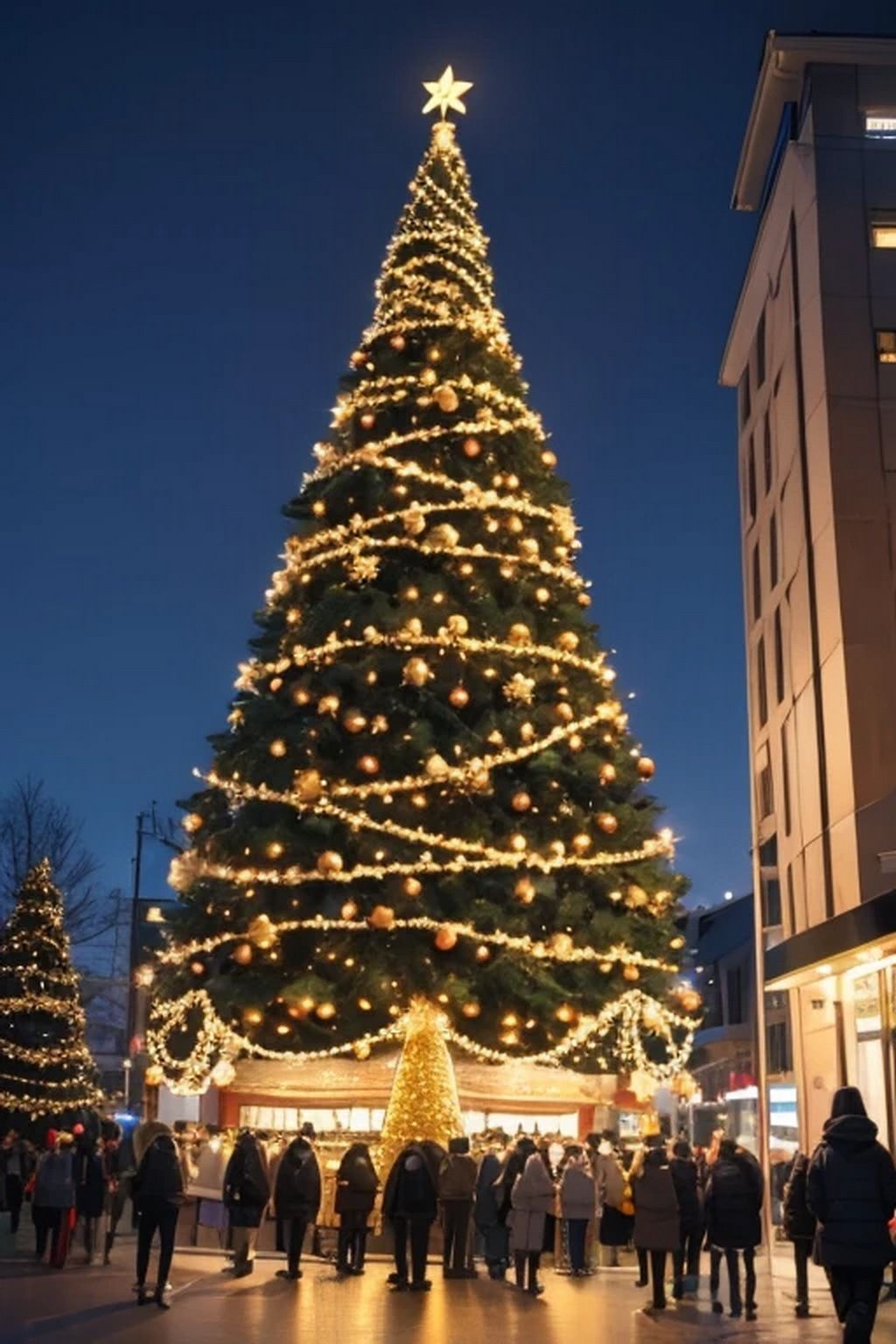 サンプル画像1:クリスマスツリー 素材(豊川内角) [d_482660]