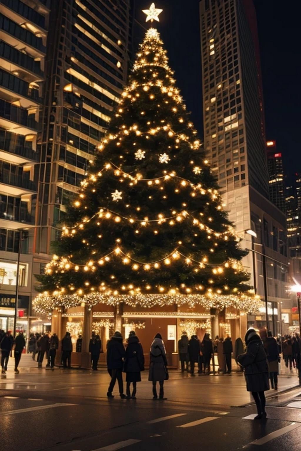 サンプル画像2:クリスマスツリー 素材(豊川内角) [d_482660]