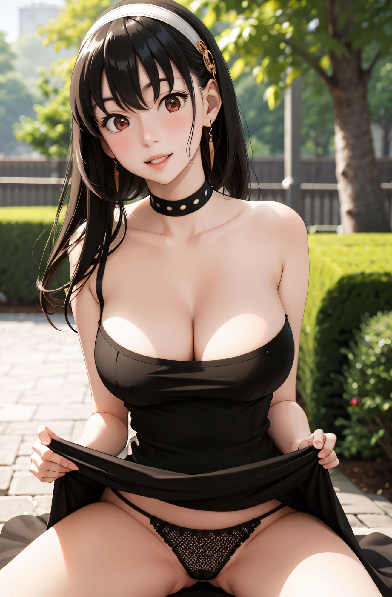 サンプル画像4:ヨル子さんのおっぱいパンツ！(AIれんず) [d_482744]