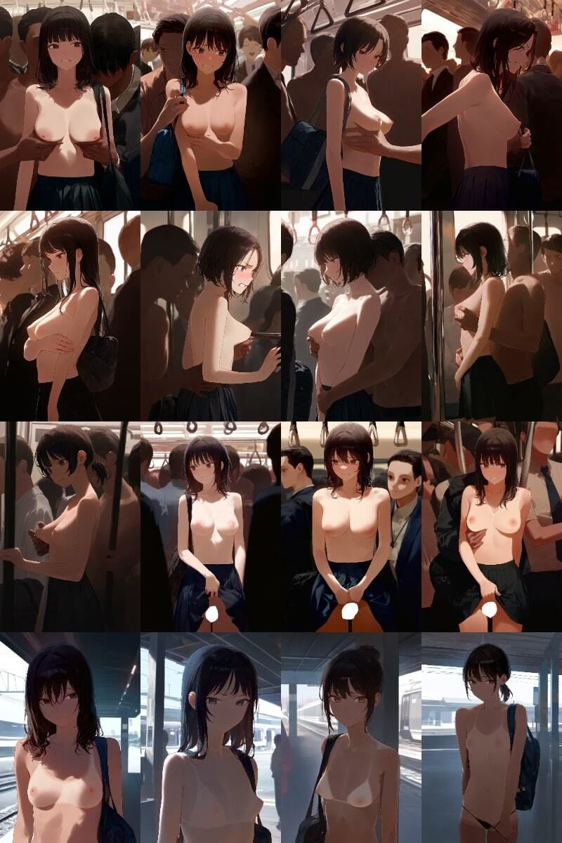 サンプル画像3:【500枚】全裸通学週間 学区一の女子不人気校の伝統行事(アライアイ) [d_482798]