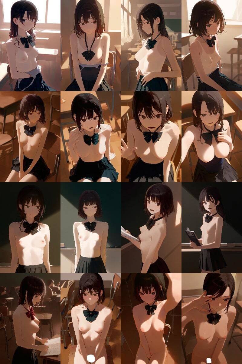 サンプル画像6:【500枚】全裸通学週間 学区一の女子不人気校の伝統行事(アライアイ) [d_482798]