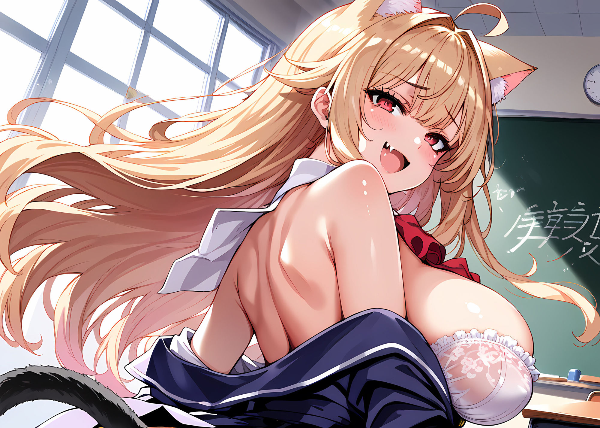 サンプル画像1:発情！ケモミミ学園2(イシスの囁き) [d_482800]