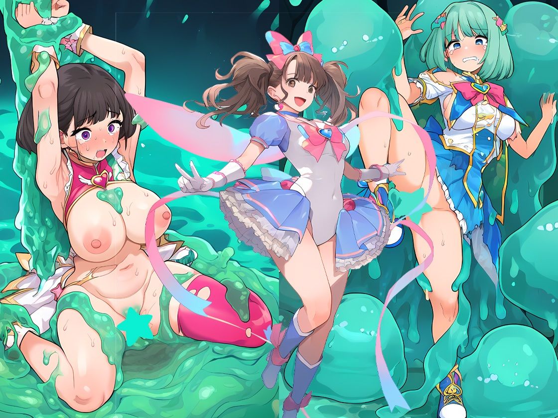 サンプル画像6:魔法少女スライム姦 500枚(強化カラス) [d_482850]