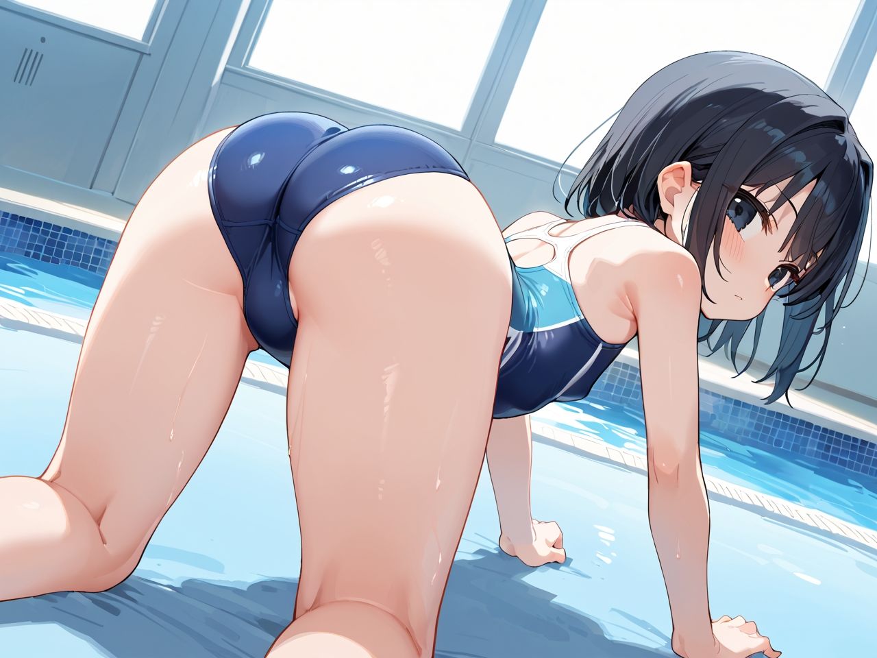 サンプル画像5:水泳部美少女はやりまくり。教師の肉便器(すきやきんまん) [d_482852]