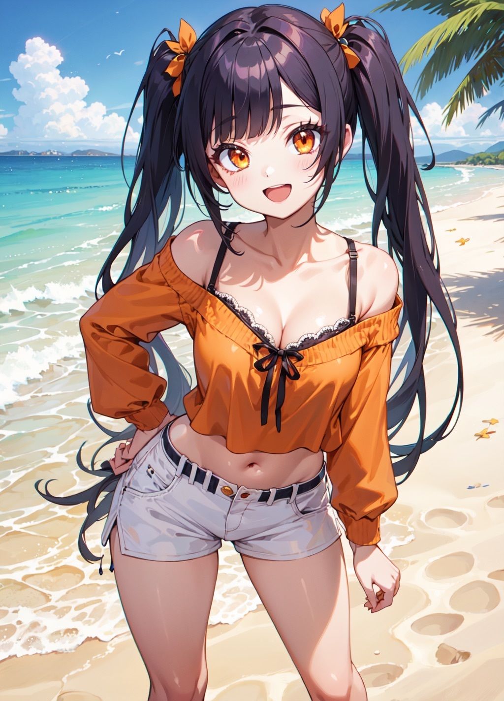 サンプル画像1:ぶっかけビーチ2！エッチなあの娘にぶっかけよう！(Nわーくす) [d_482866]