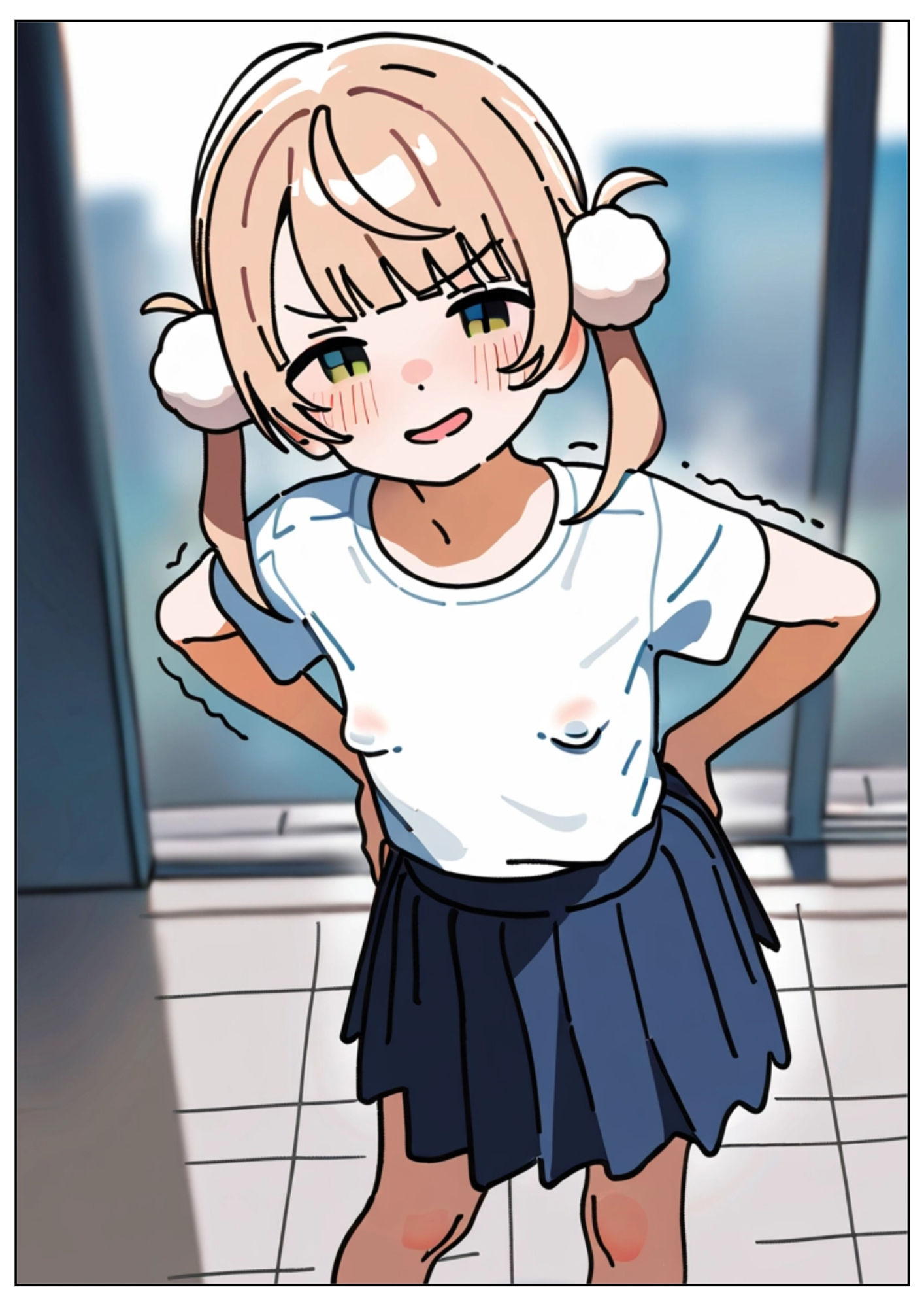 サンプル画像1:しかし生意気なメス〇キにまわりこまれてしまった！(無限ひよこ製造機) [d_482918]