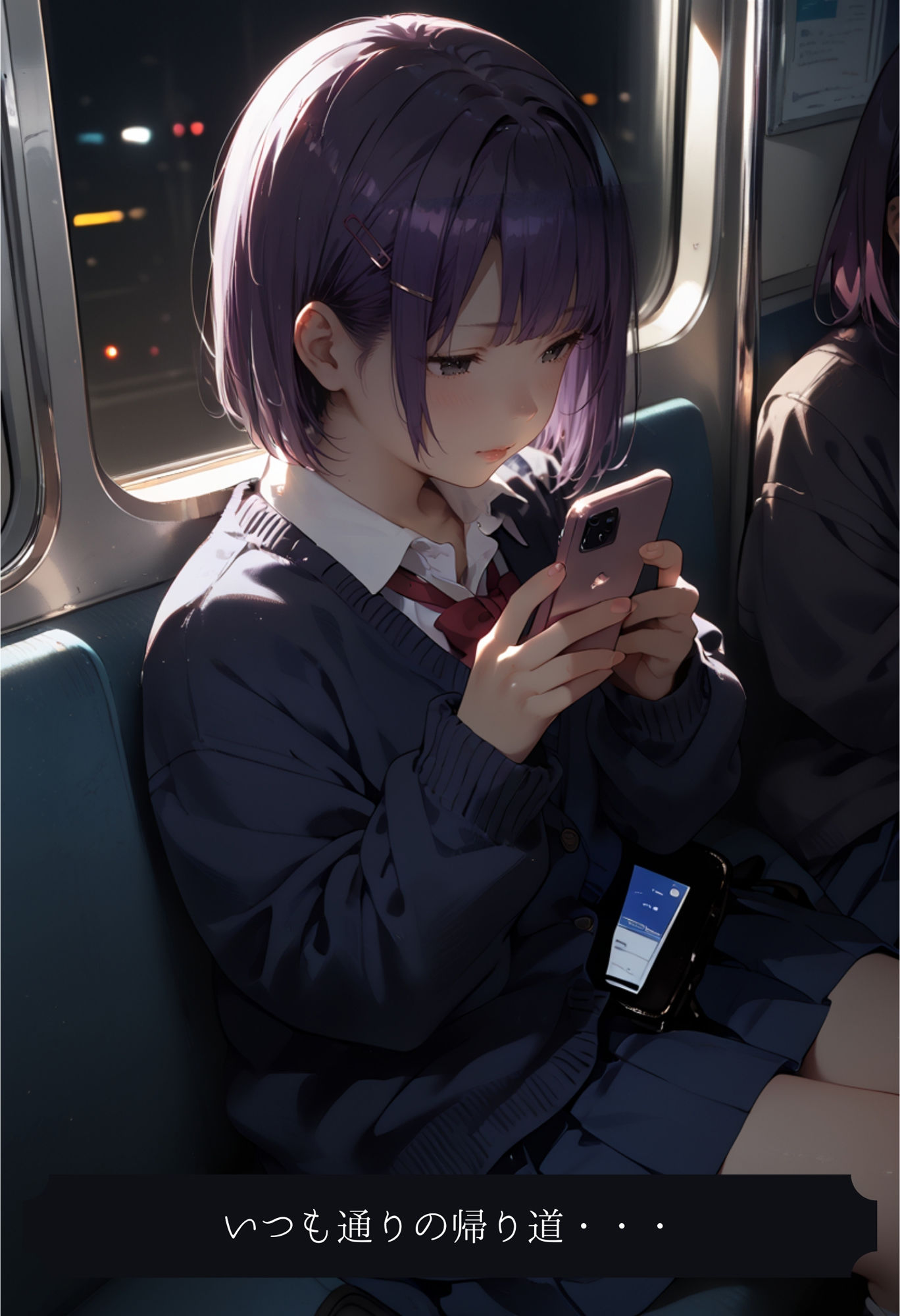 サンプル画像2:壊された日常〜電車痴●〜(eeAI) [d_482934]