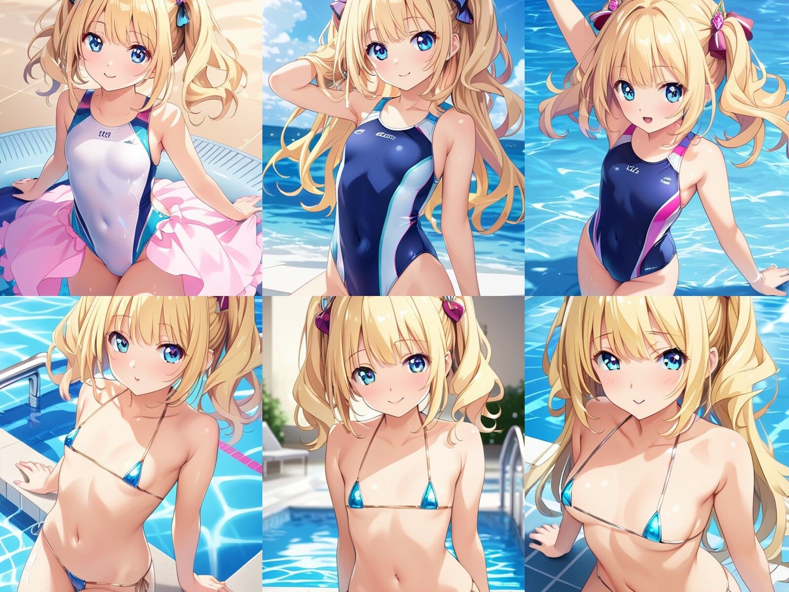 サンプル画像1:水泳部の金髪少女が中出しセックスで孕みボテ腹になるまで(千草屋) [d_482937]