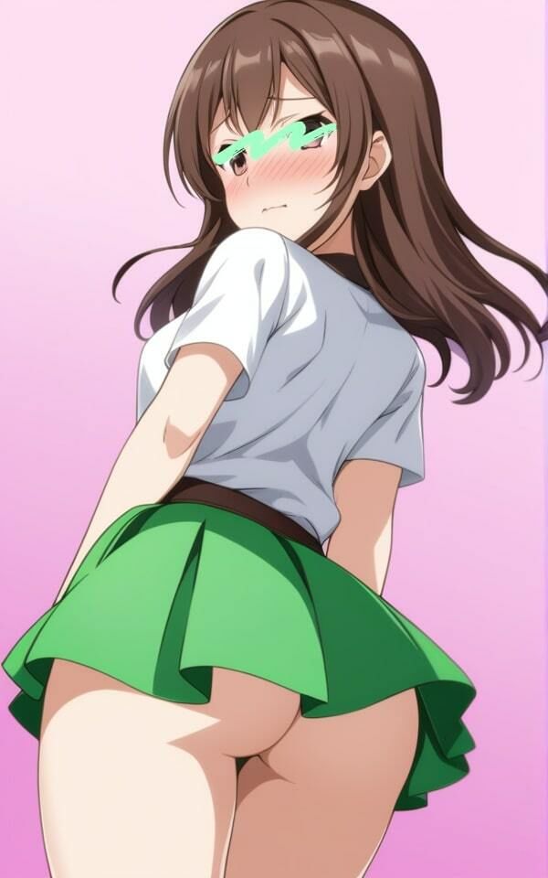 サンプル画像1:お尻が魅力的な娘 まんが風(天然アワビ) [d_483099]