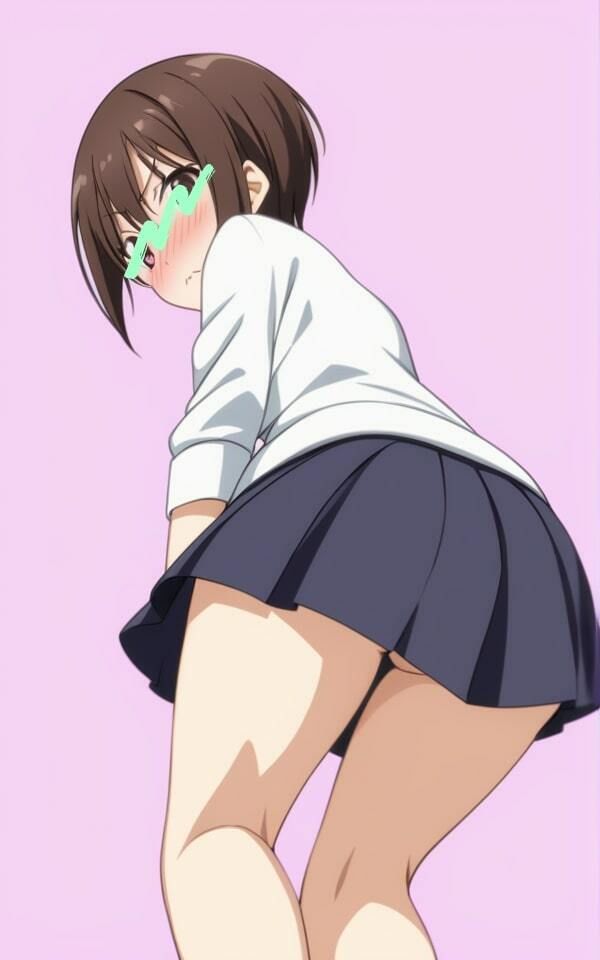 サンプル画像2:お尻が魅力的な娘 まんが風(天然アワビ) [d_483099]