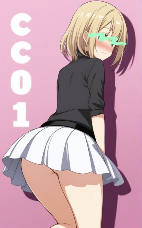 サンプル画像3:お尻が魅力的な娘 まんが風(天然アワビ) [d_483099]