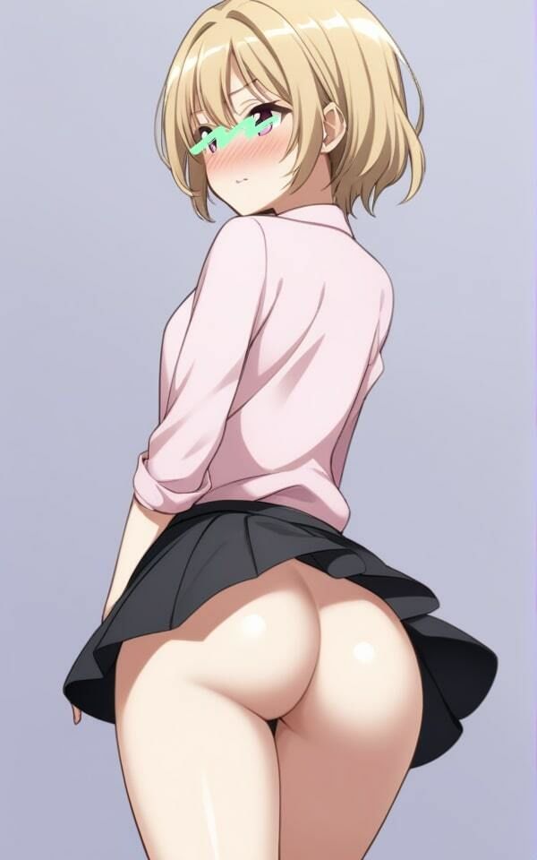 サンプル画像4:お尻が魅力的な娘 まんが風(天然アワビ) [d_483099]