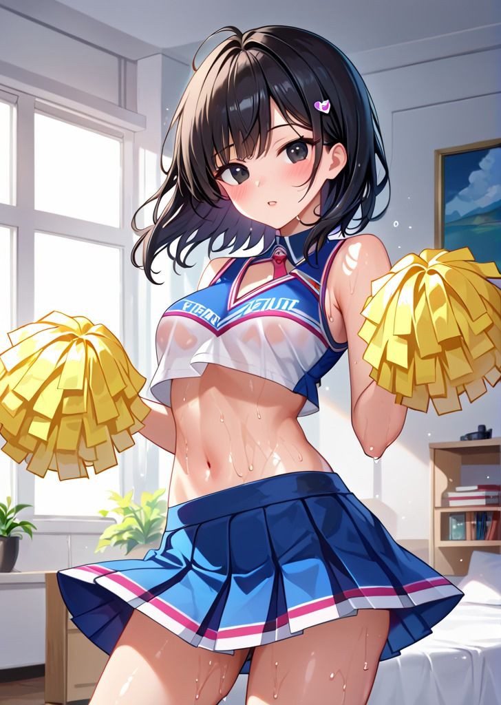 サンプル画像2:元気はつらつ！チアリーダー部！(雪どけ水) [d_483103]