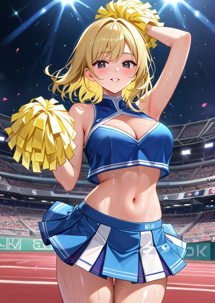 サンプル画像3:元気はつらつ！チアリーダー部！(雪どけ水) [d_483103]