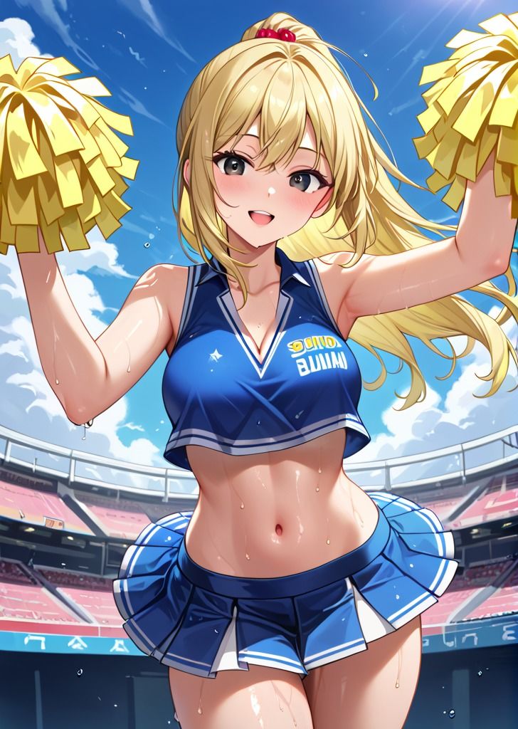 サンプル画像4:元気はつらつ！チアリーダー部！(雪どけ水) [d_483103]