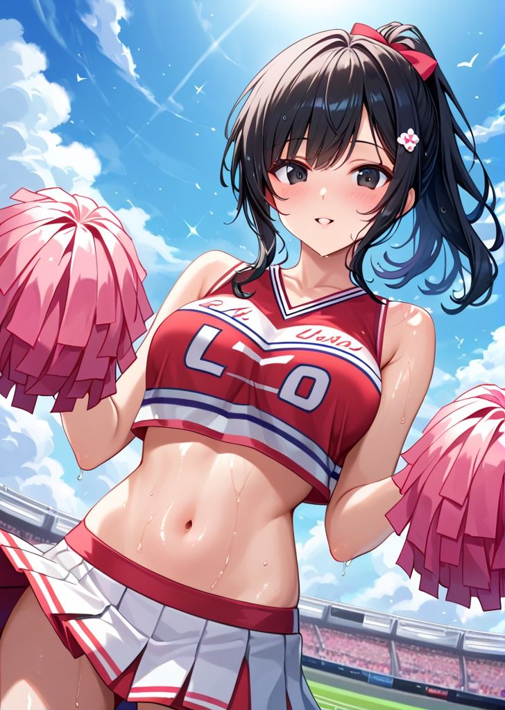 サンプル画像5:元気はつらつ！チアリーダー部！(雪どけ水) [d_483103]