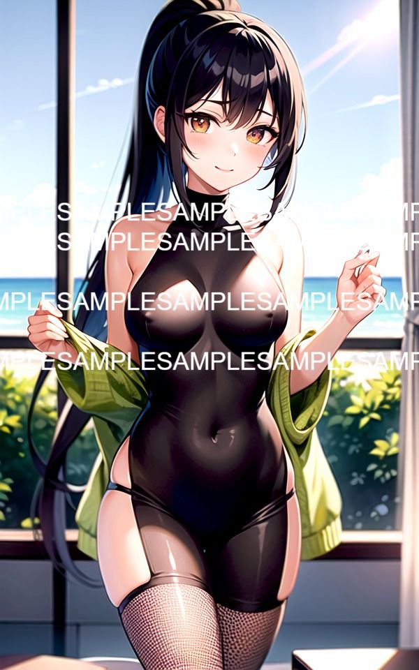 サンプル画像1:網タイツのお姉さんはきらいですか？(ぽっけぽけ) [d_483181]