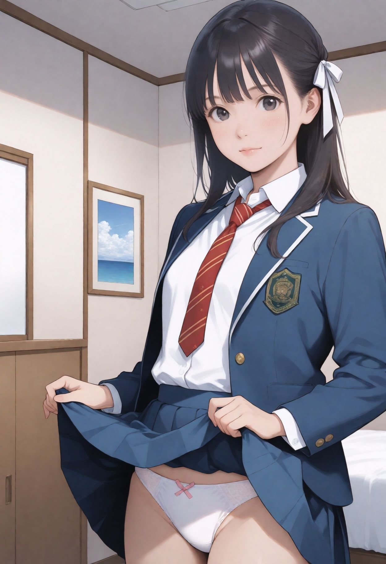 サンプル画像2:彼女は清楚でビッチ(うつくしきかたち庵) [d_483224]