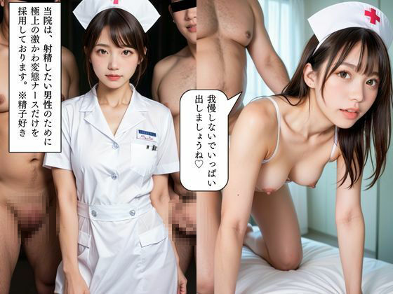 サンプル画像1:射精管理ナース！入院中に毎日勃起、中出しさせてくれる淫乱な白衣の天使たち！(あんTH) [d_483291]