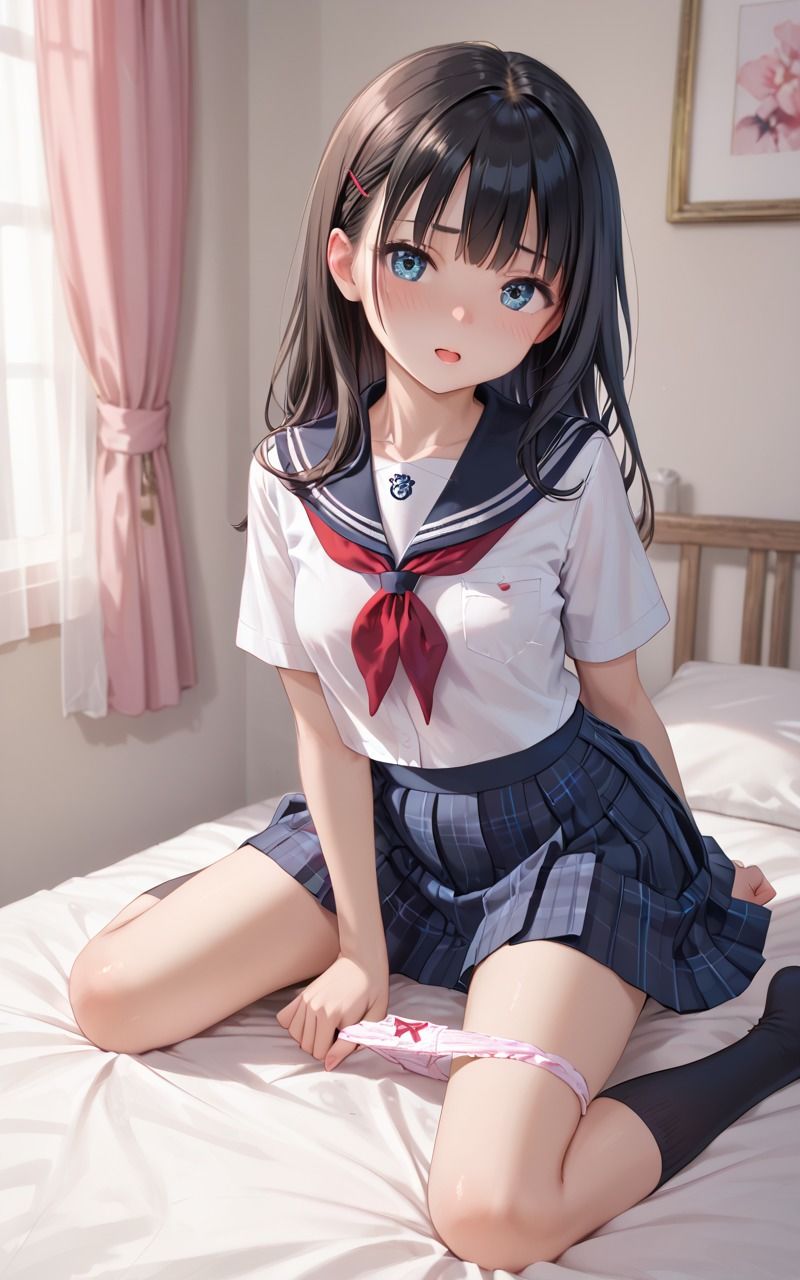 サンプル画像4:女子校生と校内種付けプレス(キューピー) [d_483301]