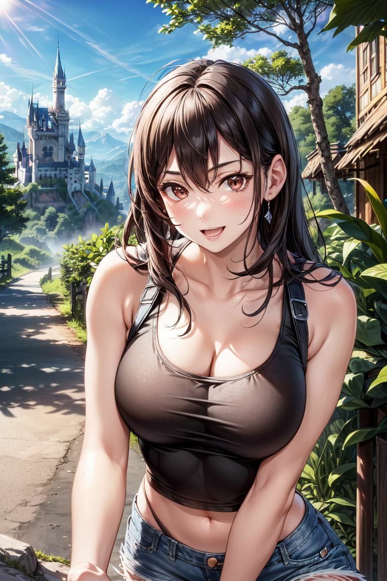 サンプル画像2:ティファさんのエロくて美しい身体(ラブリーパンチ（パロディ）) [d_483318]