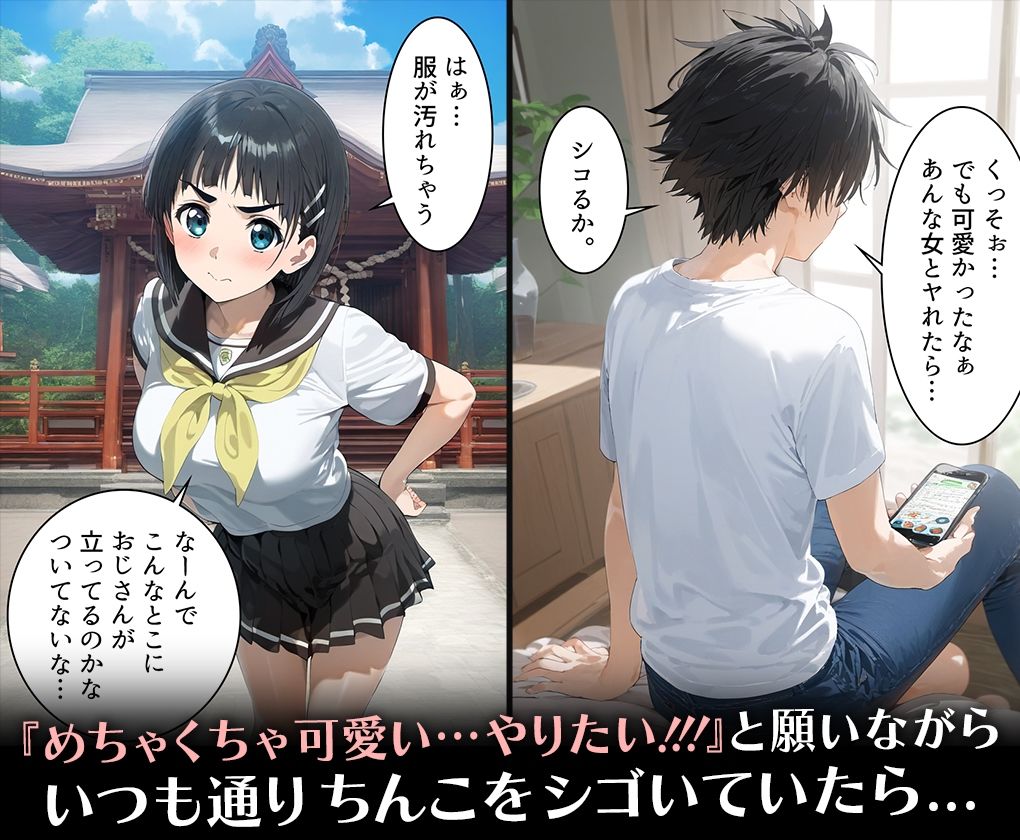 サンプル画像2:ハメ神様の贈り物〜射精祈願したら理想のメスを操作する能力を手に入れた僕〜桐○谷直葉(ちょめちょめ) [d_483327]