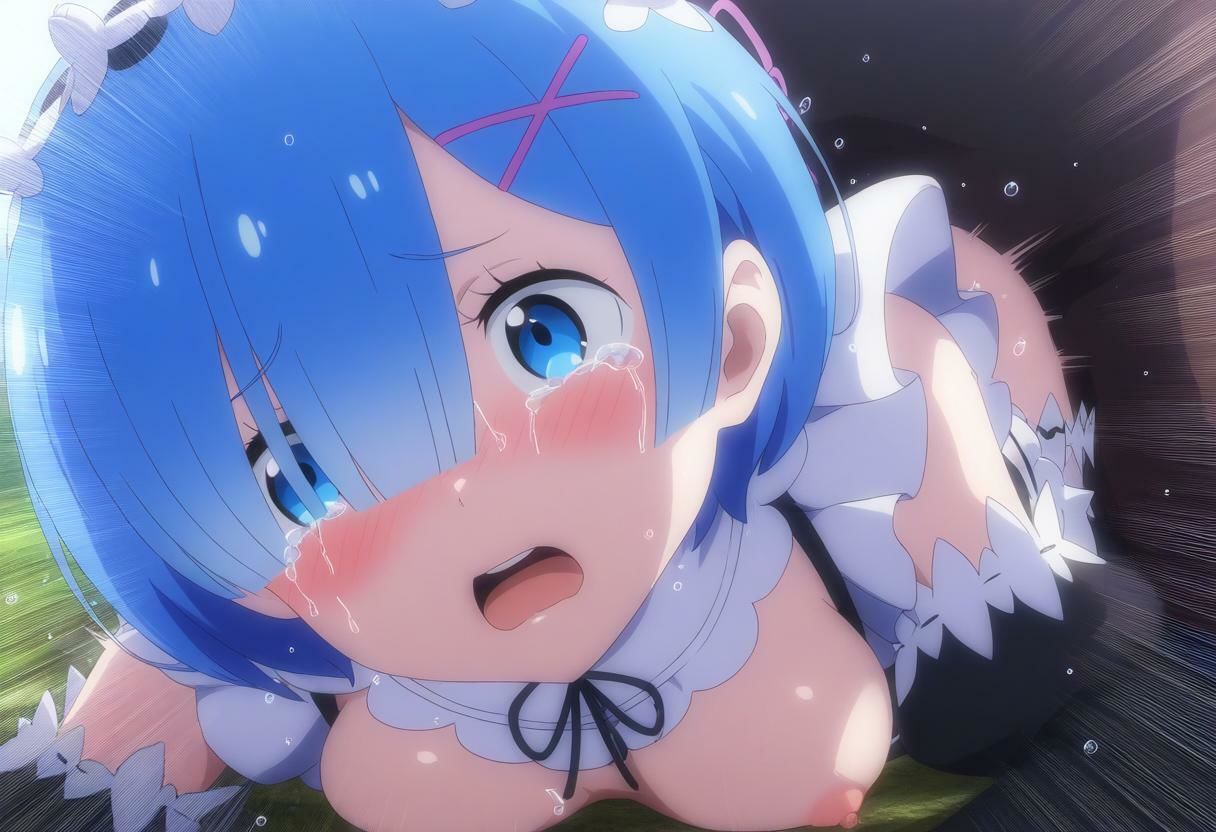 サンプル画像6:超美麗・原作再現ヒロピンAI全集5_リゼロ_エミリア・レム・ラム(hiropinai_2/5) [d_483475]