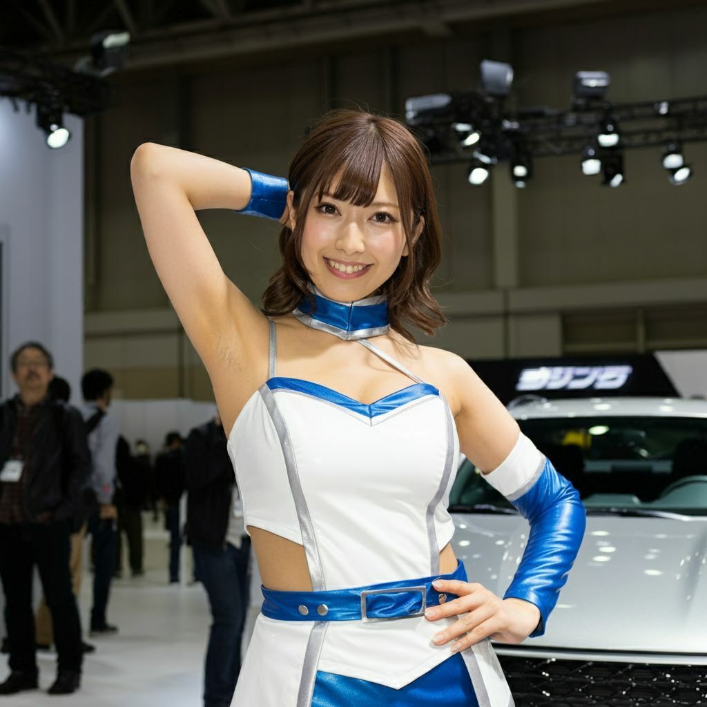 サンプル画像2:ちょっとワキ拝見！(もう限界) [d_483485]