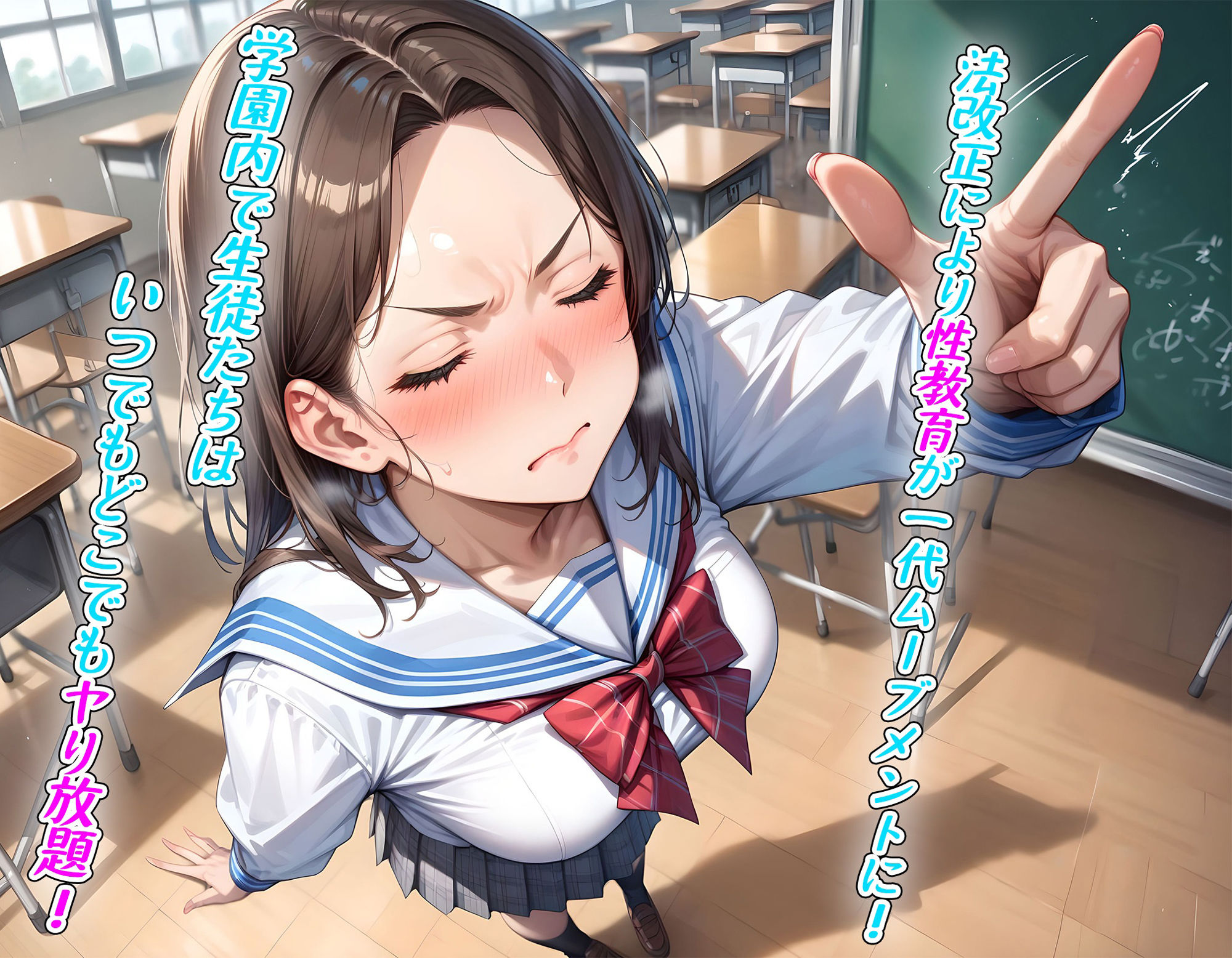 サンプル画像1:私立性育特化学園 〜巨乳大集合〜(べりーべいん) [d_483544]