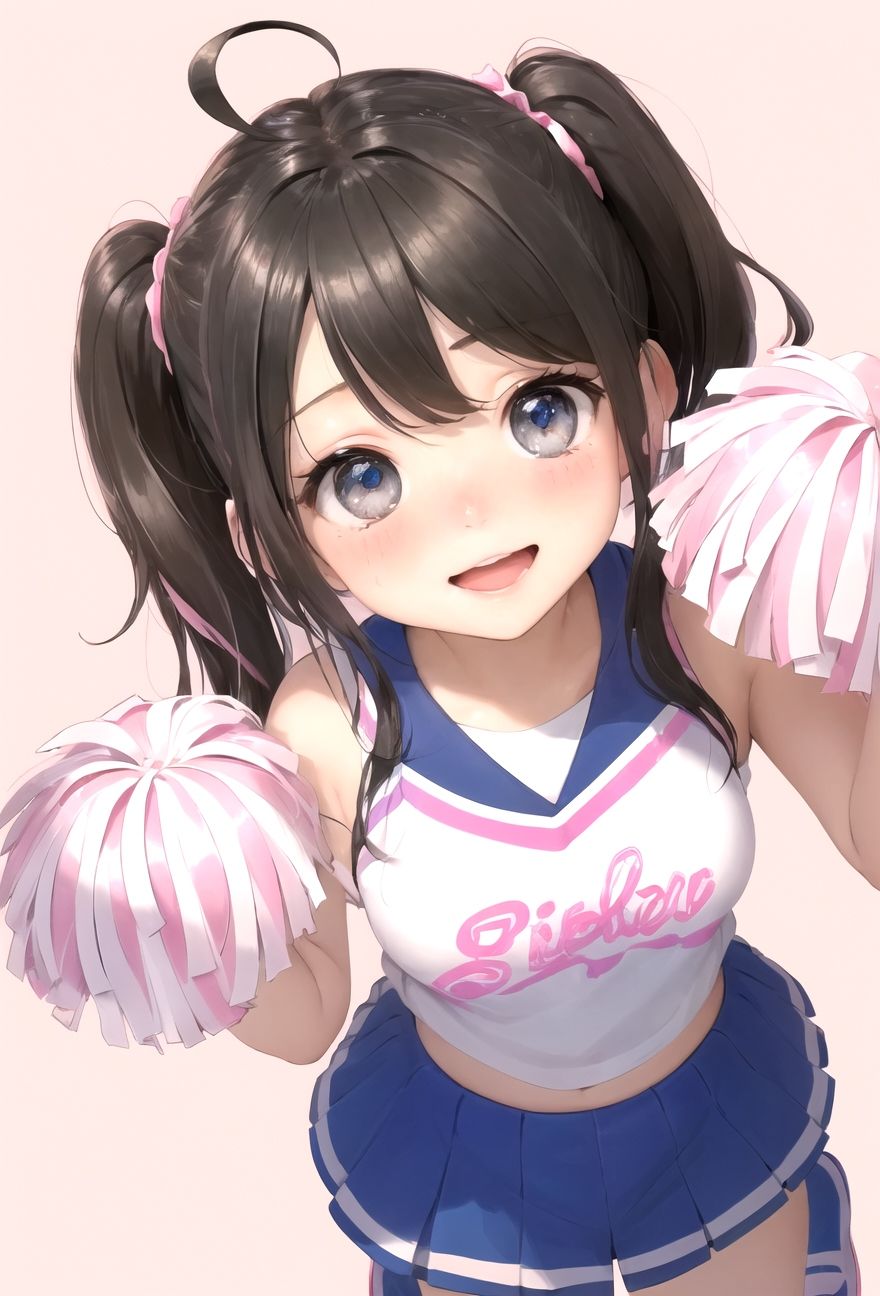 サンプル画像1:チアガール！アンダースコート忘れちゃったけど・・頑張って応援します！！(ペルシア) [d_483554]