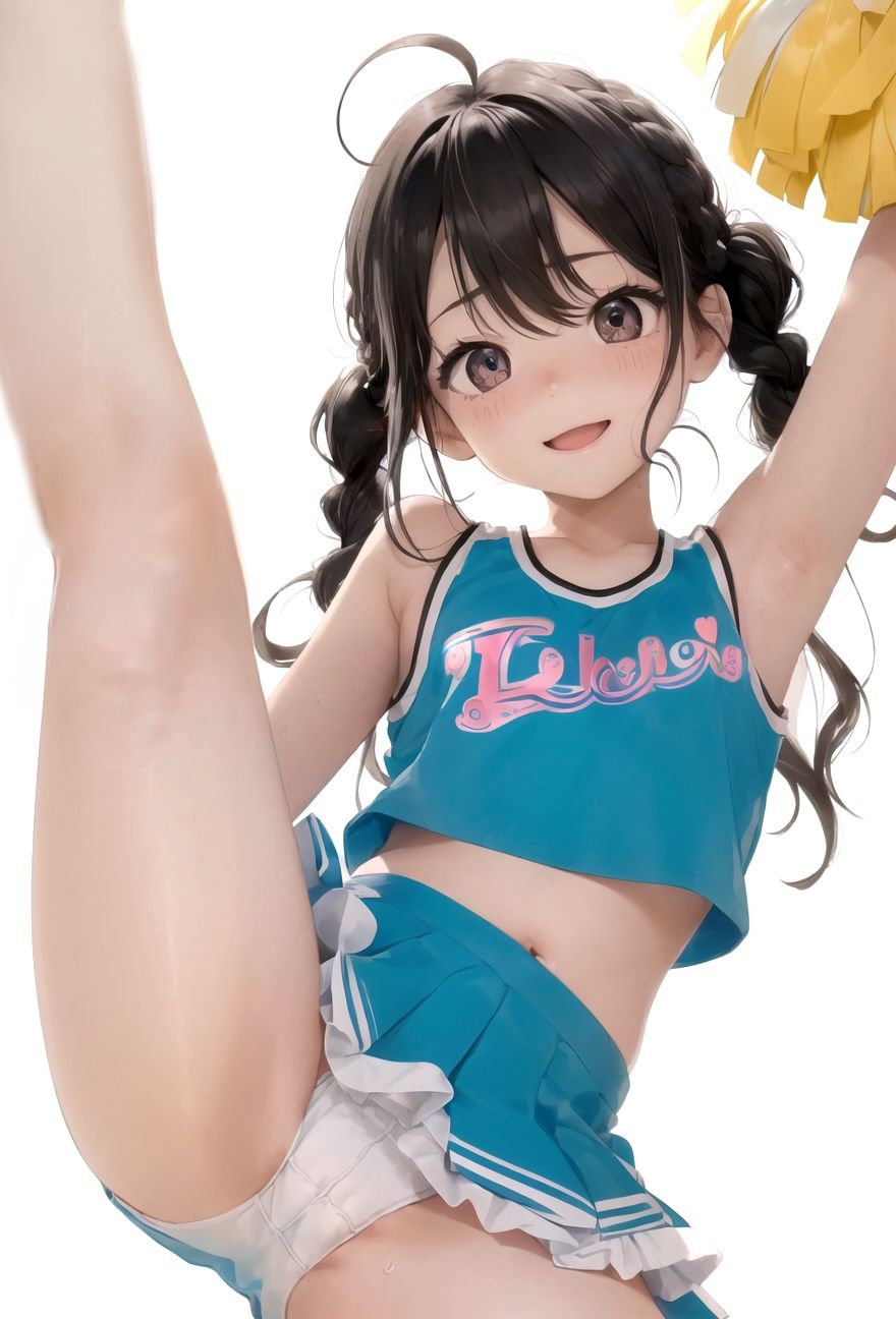 サンプル画像6:チアガール！アンダースコート忘れちゃったけど・・頑張って応援します！！(ペルシア) [d_483554]