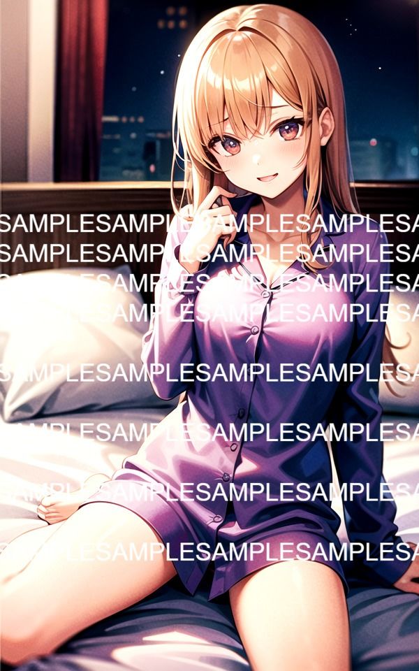 サンプル画像3:パジャマ姿の幼馴染が誘惑してくる(ぽんぽこ) [d_483580]