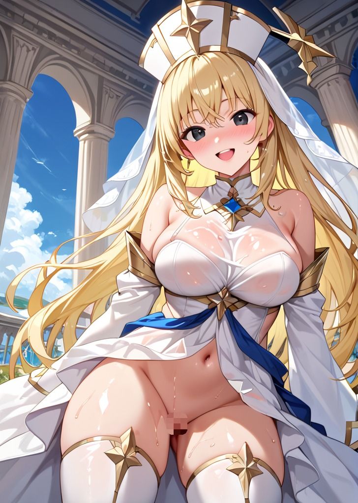 サンプル画像2:常識改変済み！ エロ衣装？女僧侶(雪どけ水) [d_483583]