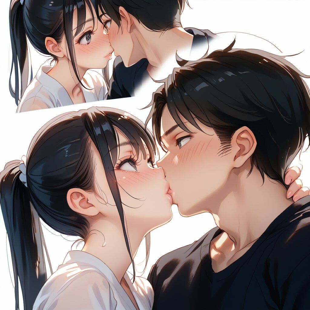 サンプル画像1:どエロい妹とキスしたらガマンできずに中出ししちゃった(ジェイス) [d_483597]